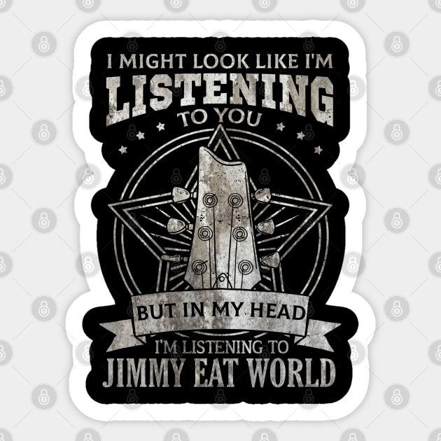 Jimmy Eat World Sticker by Astraxxx